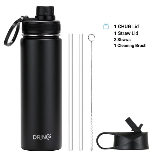 Stainless steel sport water bottle